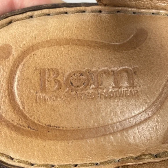 Born Belinda Open Toe Heeled Sandal Size 10 - Picture 9 of 16